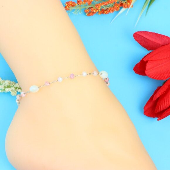 Elegant Handmade Anklet – Perfect for Women & Girls | Ideal Gift Option, DYC1448 - Picture 7 of 9